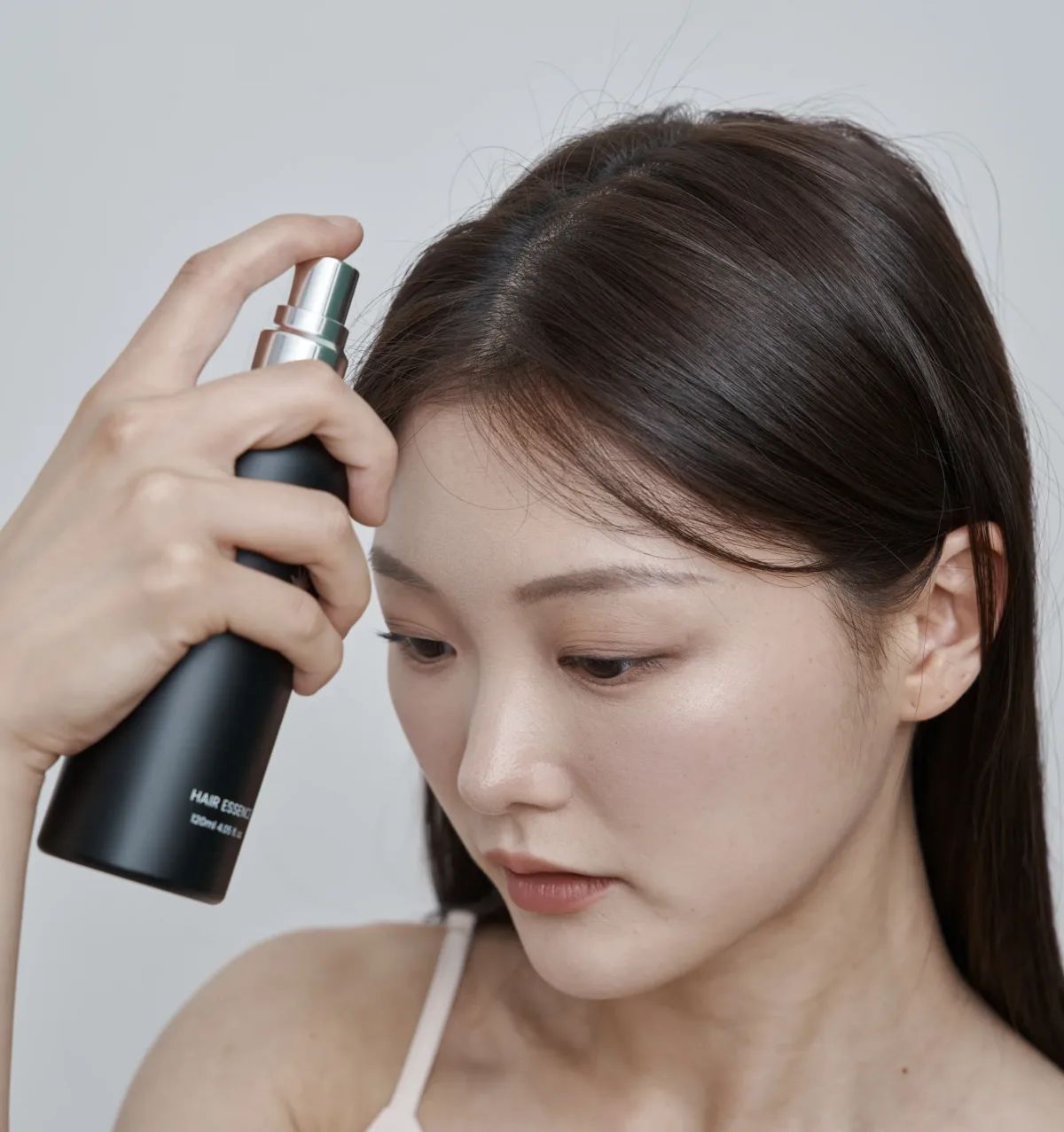 이젠나 두피영양제 다시마 헤어토닉 원형탈모 부위 진정 케어 장면 TREATMENT TONIC
